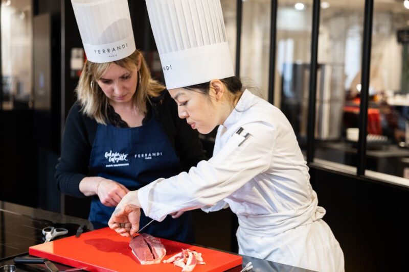 Paris: Cooking Class With Ferrandi at Galeries Lafayette - Class Experience