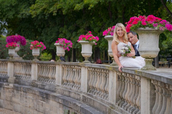 Paris Luxembourg Garden Wedding Vows Renewal Ceremony With Photo Shoot and Video Shoot - Booking and Cancellation Policy