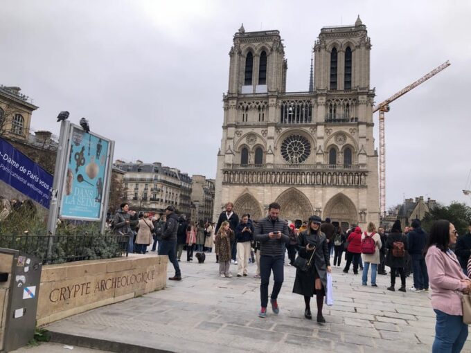 Paris: Notre Dame Exterior Tour, Crypt Access & River Cruise - Optional Seine River Cruise