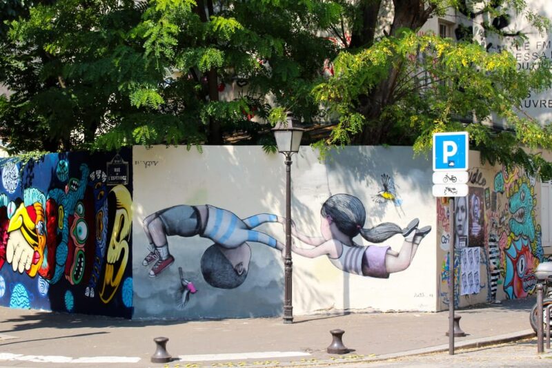 Paris Street Art at La Butte-aux-Cailles - Butte-aux-Cailles: A Historic Neighborhood