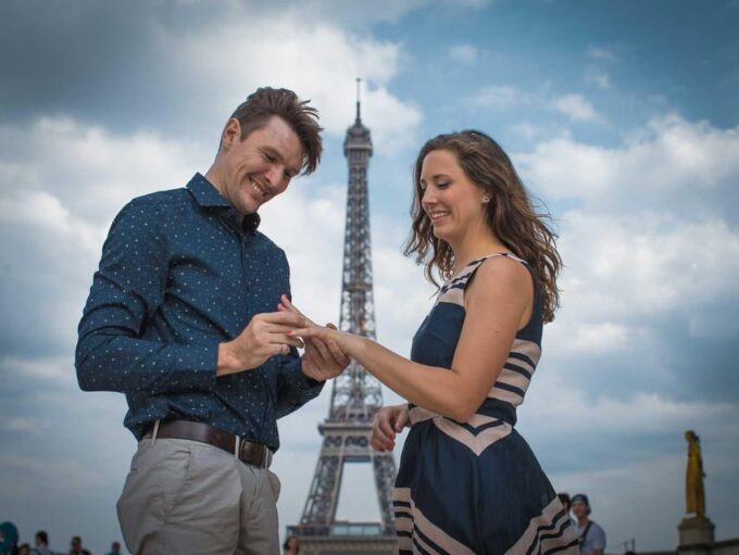 Parisian Proposal Perfection. Photography/Reels & Planning - Flexible Booking and Cancellation Policy