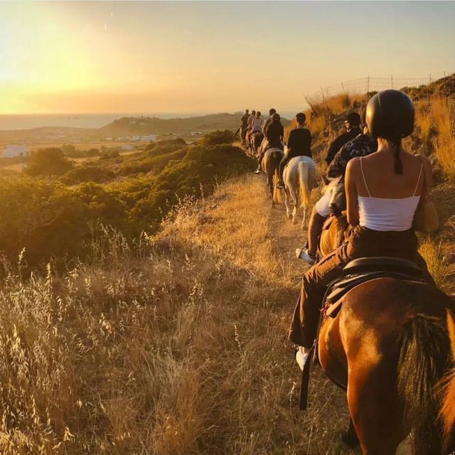 Paros: Horseback Riding Tour at Sunset - What the Itinerary Looks Like