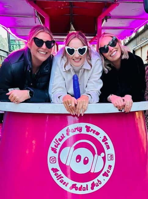 Party Bike tour of Belfast - Key Points