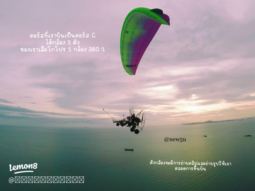 Pattaya: Beach + City Scenic Paramotor Flight by BFA - Cancellation Policy