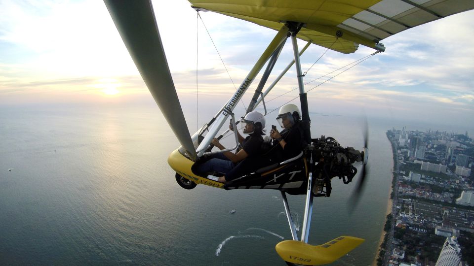 Pattaya Microlight Flying + Pickup Service by TSA Thailand - Key Points