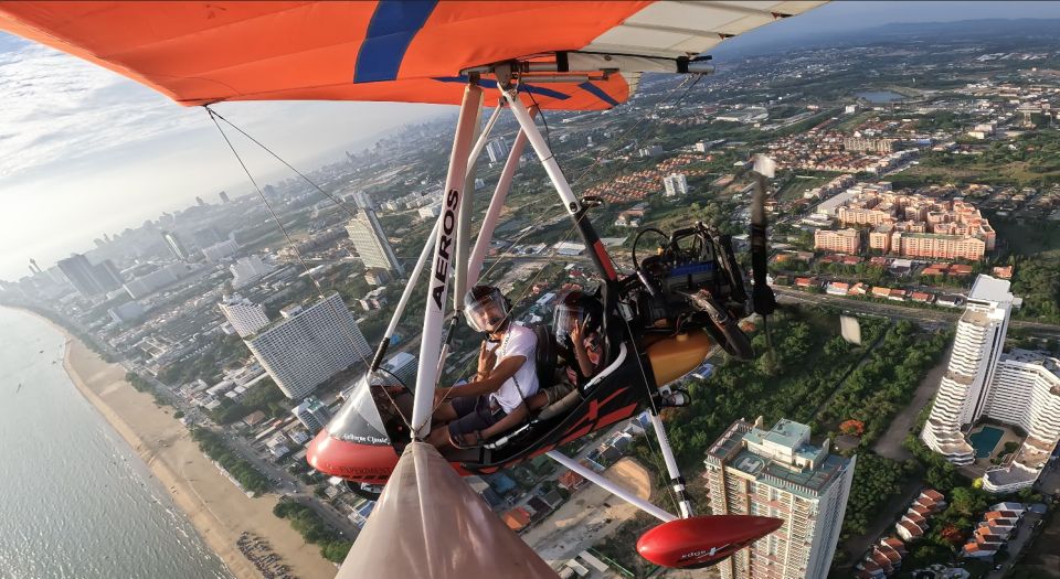 Pattaya Microlight Flying + Pickup Service by TSA Thailand - Scenic Route Above Pattaya