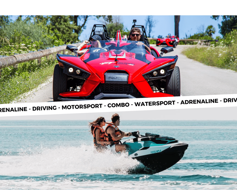 Peguera: Racing Car Drive and Jet Ski Combo Tour - Exploring the Sierra De Tramuntana and Coastal Areas