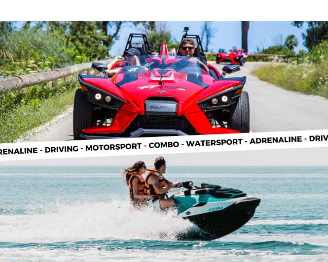Peguera: Racing Car Drive and Jet Ski Combo Tour - Inclusions and Requirements for the Tour