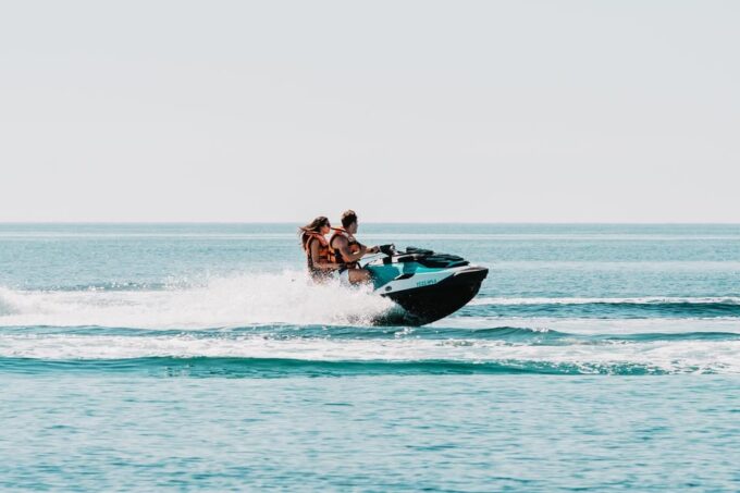 Peguera: Racing Car Drive and Jet Ski Combo Tour - Tour Schedule and Booking Options