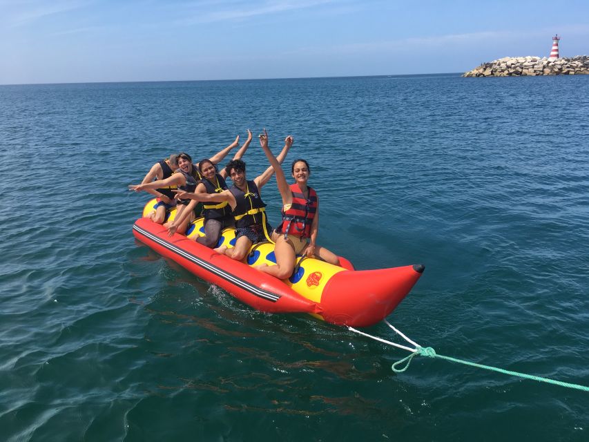 Peniche: Traction Buoy or Banana Boat Adventure - Group Size and Tour Guide