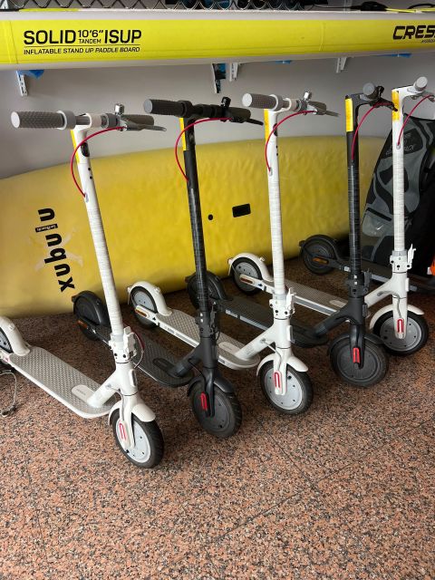 Pera's Frame on an Electric Scooter - Reservation and Pricing Details