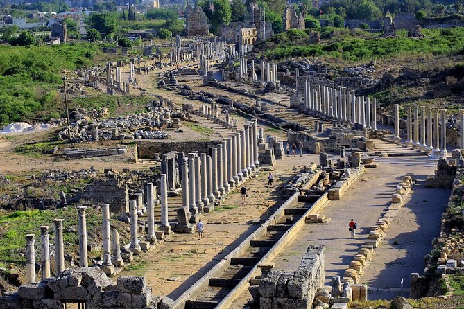 Perge, Aspendos, Side and Waterfall Full Day Tour - Experiencing Aspendos Ancient Theater