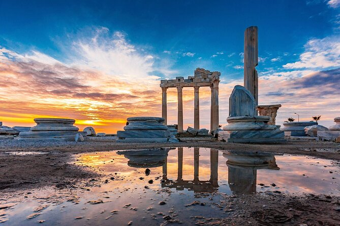 Perge, Aspendos, Side & Waterfall Full-Day Tour From Antalya - Accessibility & Participation