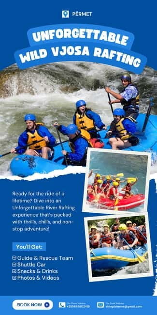 Përmet: Vjosa River Rafting Adventure - Starting Point: Përmet