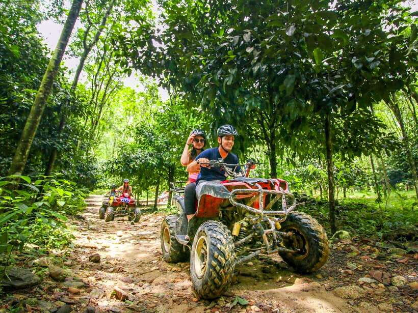 Phang Nga: ATV, ZipLine,Rafting Adventure & Monkey Temple - Thrilling Rafting Experience on Song Phraek River