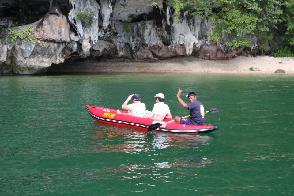 Phang Nga Bay: Longtail Boat Sightseeing Tour - Temple Visit and Monkey Watching