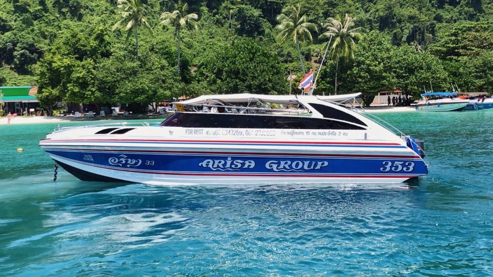 Phi Phi Islands: Half-Day Private Speed Boat Charter - Included in the Charter