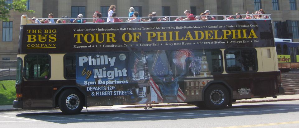 Philadelphia By Night Tour - Inclusions