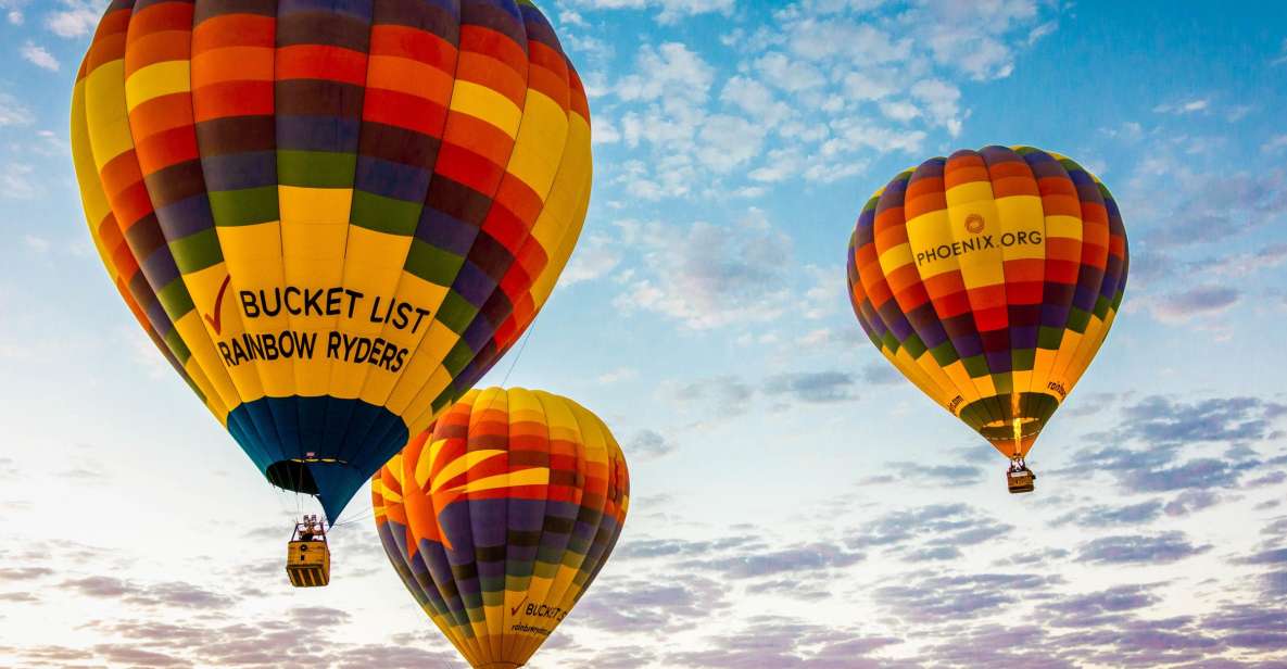 Phoenix: Hot Air Balloon Flight With Champagne - Pick-up and Drop-off Services