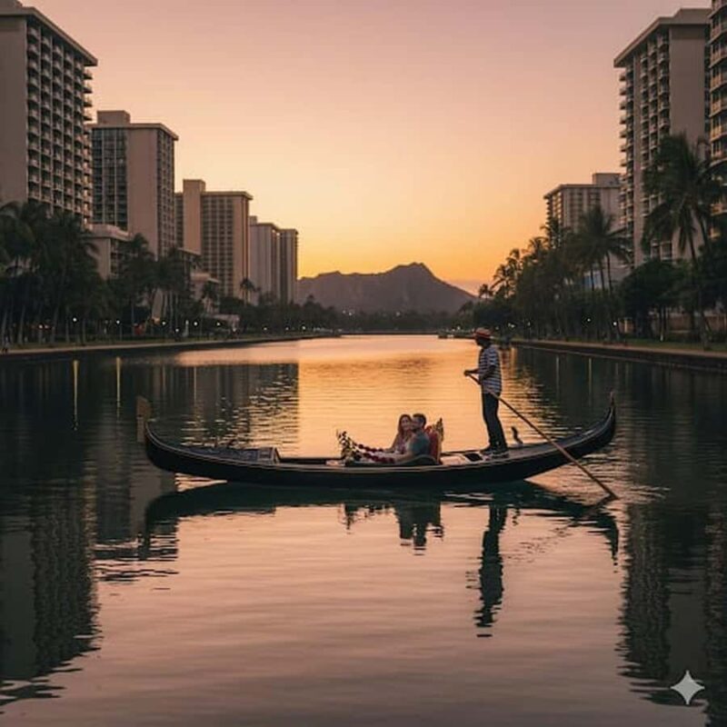 Photo Shoot on a Waikiki Gondola Cruise - The Experience in Detail