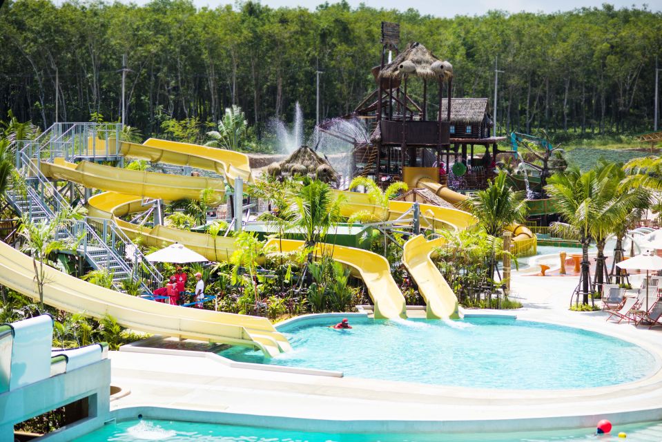 Phuket: Blue Tree Water Park and Beach Club With Transfer - Ticketing and Age-Based Inclusions