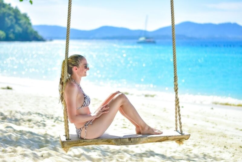 Phuket: Coral Yacht Boat Tour to Coral Island With Sunset - Cruise Experience
