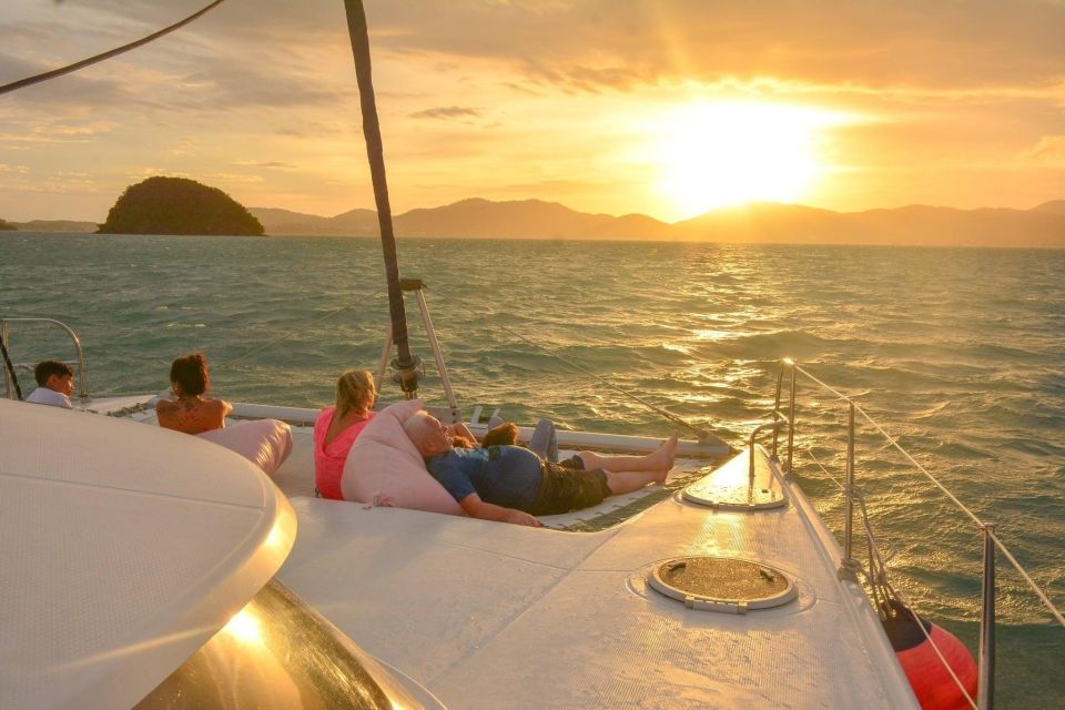 Phuket: Coral Yacht Boat Tour to Coral Island With Sunset - Yacht Sailing and Activities