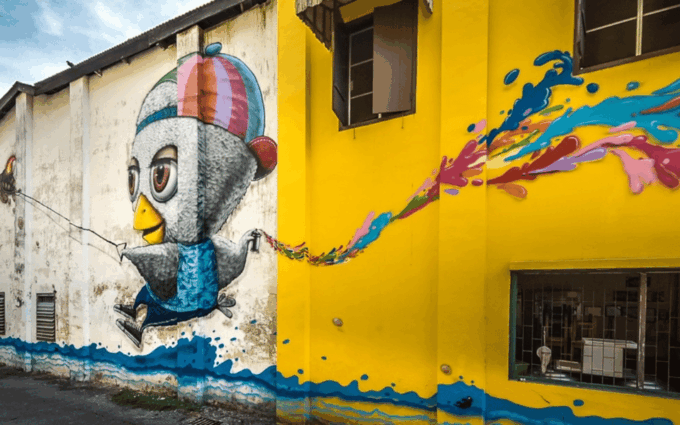 Phuket: Old Town Morning Street Art Walking Tour With Lunch - Visiting Museum Phuket and Mongkol Nimit Temple