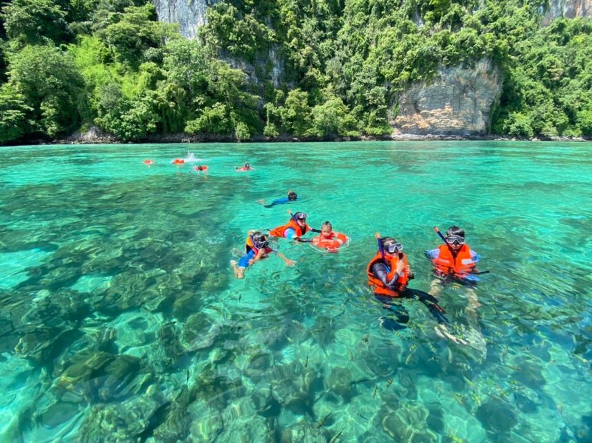 Phuket: Phi Phi & Khai Island Private Speedboat Charter Tour - Maya Bay Scenery