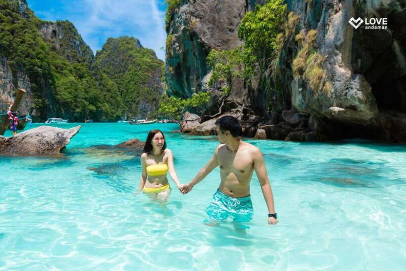 Phuket: Phi Phi Maiton Island Sunset Premium Catamaran Tour - Highlights of the Itinerary