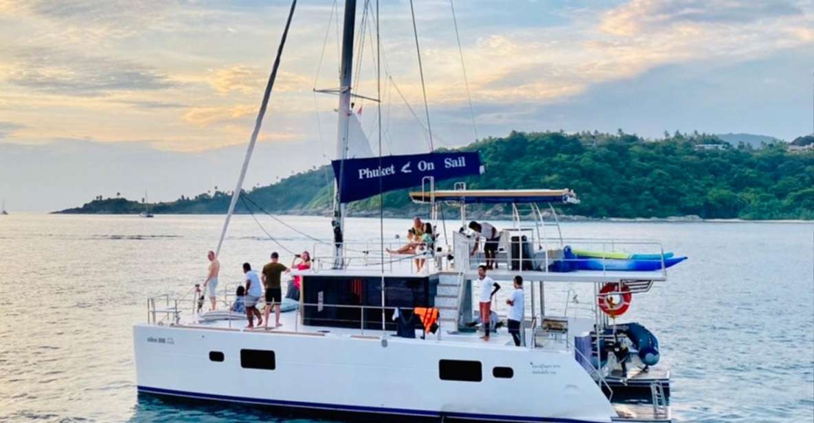 Phuket : Phuket Private Sunset Cruise by Catamaran Yacht - Experiencing the Ocean Breeze