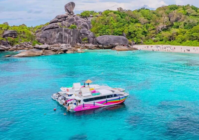 Phuket: Similan Island Day Trip by Speed Boat Catamaran - Welcome Refreshments at Thap Lamu Pier