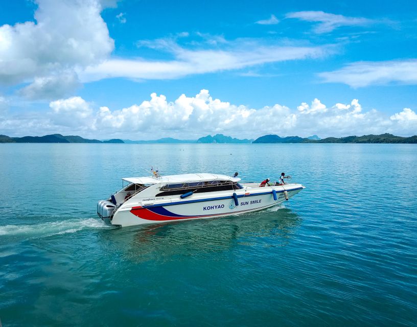 Phuket: Speedboat Transfer to Ao Nang or Railay via Ko Yao - Inclusions and Exclusions