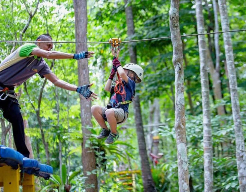 Phuket Zipline Adventure & Local Floating Farm Experience - Tie-Dyed Fabric Creation
