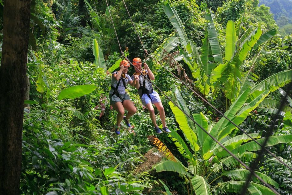 Phuket Zipline Adventure Tour - Excluded From the Tour