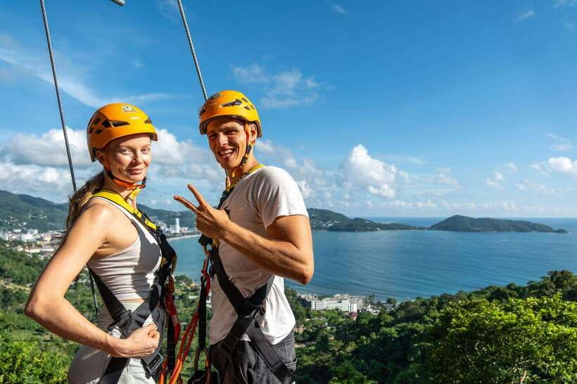 Phuket : Zipline+ATV By Erawan Patong Seaview Zipline - Overview of the Adventure Experience