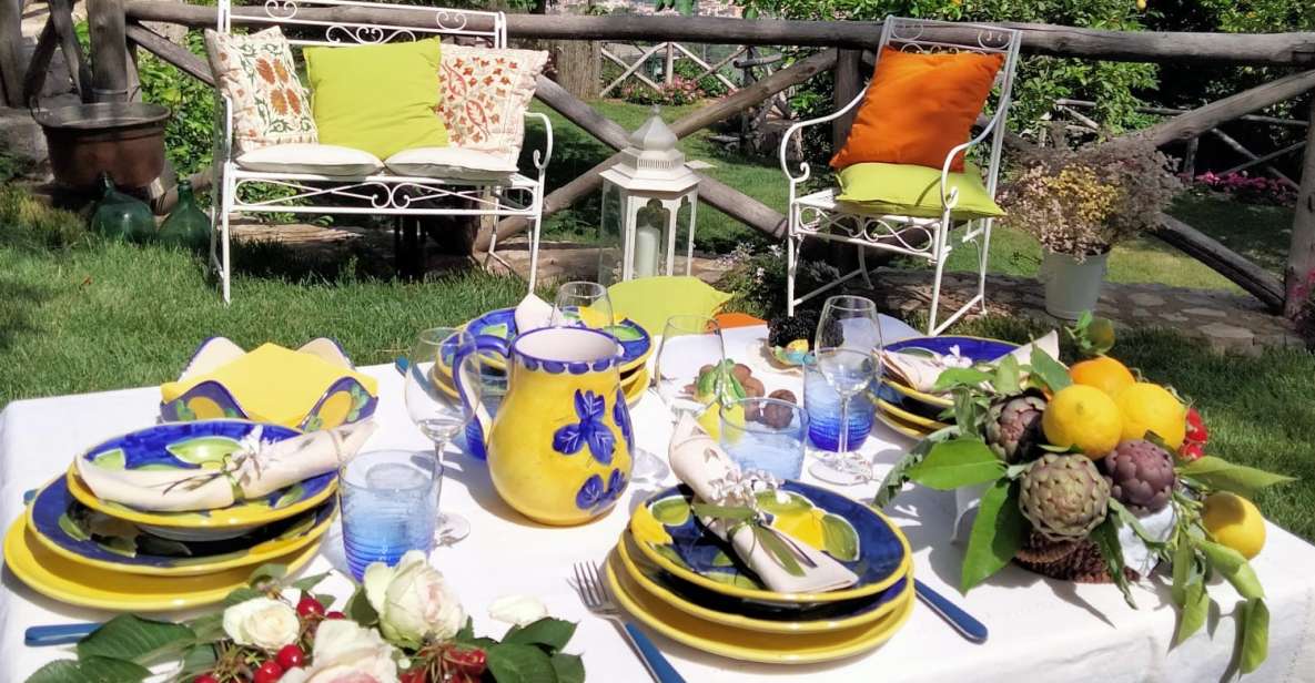 Piano Di Sorrento: Cooking Class With Food Tasting and Wine - Overview of the Cooking Class