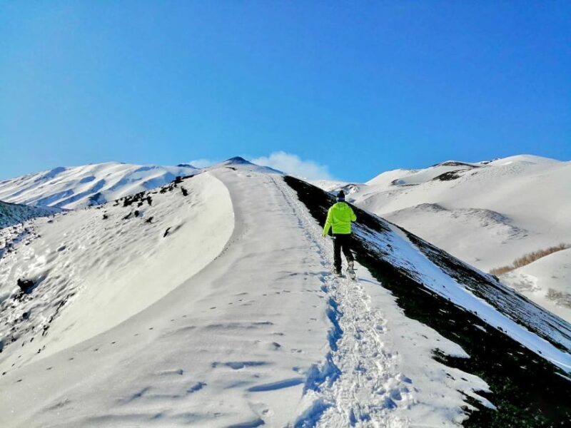 Piano Provenzana: Guided Mt. Etna Snowshoeing Trek - An Introduction to the Snowshoeing Experience on Mount Etna