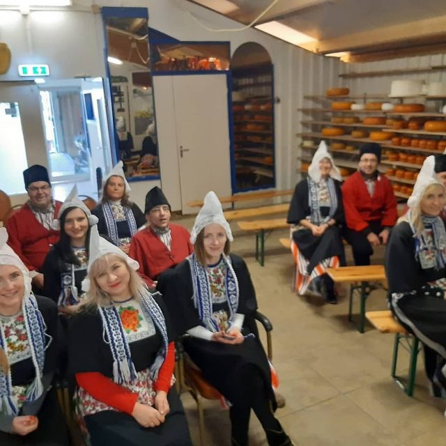 Picture in Volendam Costume With Cheese and Clog Tour - Good To Know