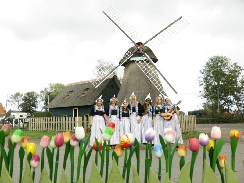 Picture in Volendam Costume With Cheese and Clog Tour - Key Tour Highlights