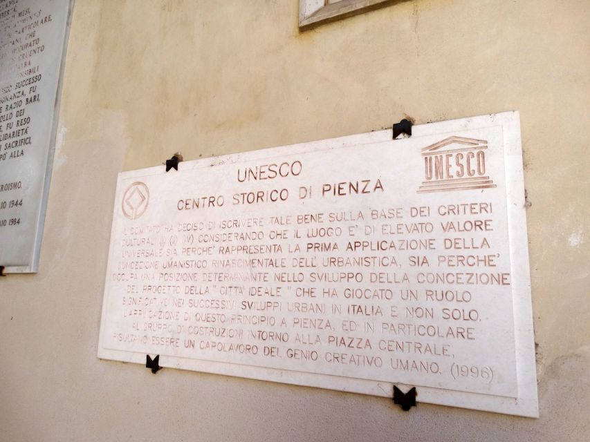 Pienza: Private Walking Tour in the Heart of Tuscany - Inclusions and Tour Guide