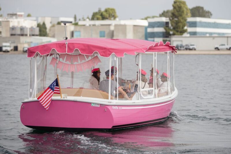 Pink Private Boat Cruise in San Diego! Bachelorette Birthday - Key Points