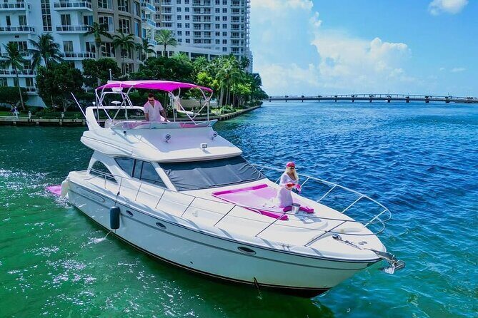 Pink Yacht Rental In Miami- 50ft Luxury Pink Charter - FAQ  