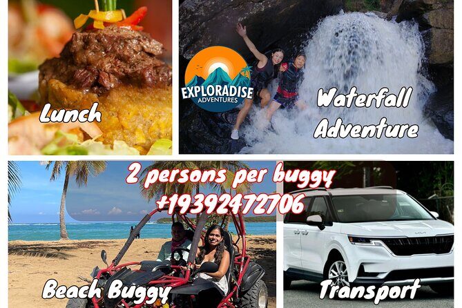 Piñones Beach Buggy + El Yunque Waterfall Adventure - Key Points