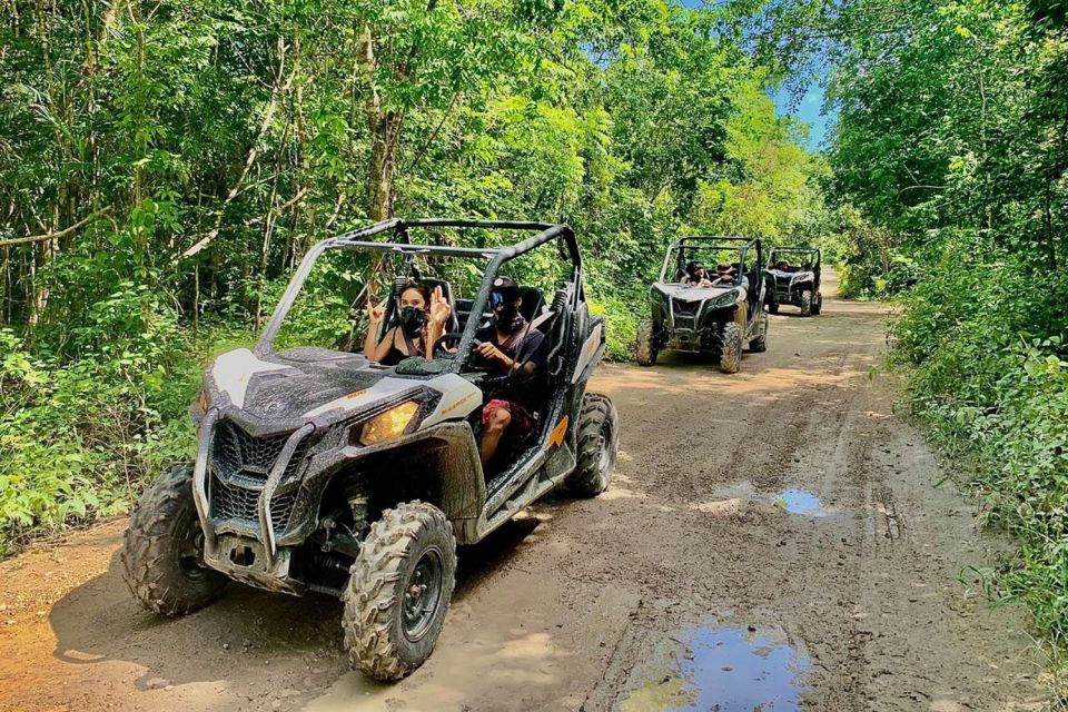 Playa Del Carmen: Cenote & Mayan Village Tour by Buggy - Pickup and Transportation