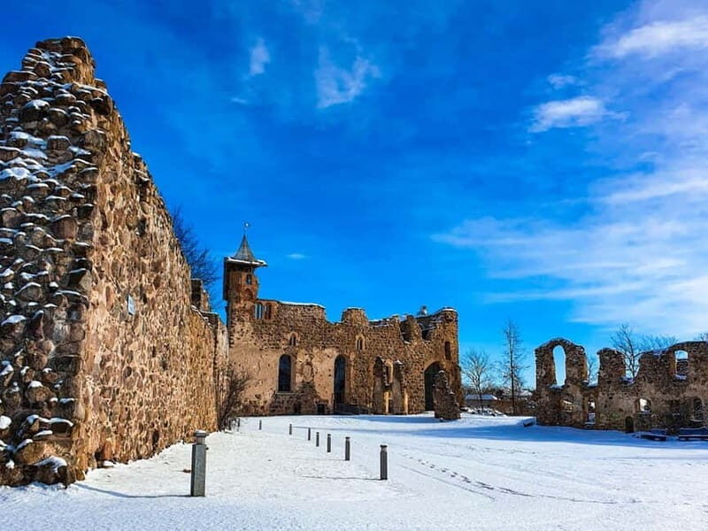 Pokaini stone agglomerates, Dobele castle, children park - Discovering the Latvian Spirit in Nature and History