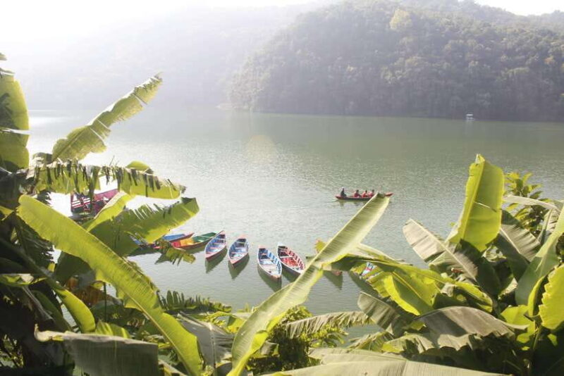 Pokhara: Sarangkot Sunrise, boating and Peace Pagoda Hike - Starting with the Boat Ride on Phewa Lake