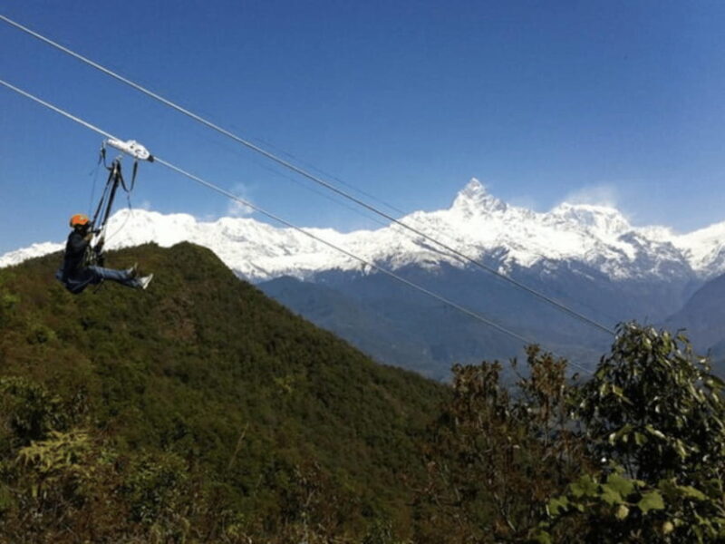 Pokhara: Sunrise ZipFlyer with Champagne Breakfast - Key Points