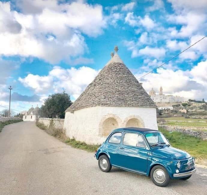 Polignano a Mare: Fiat 500 Tour with Gelato - An In-Depth Look at the Fiat 500 Tour with Gelato