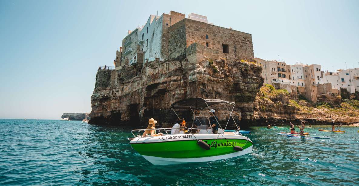 Polignano a Mare: Private Speedboat Cave Trip With Aperitif - Languages and Features